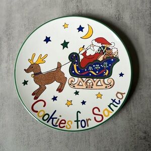 Mikasa cookies for Santa platter